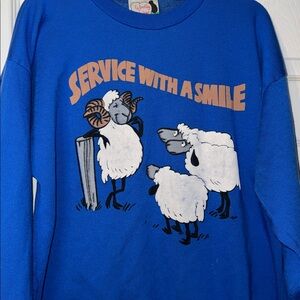 Vintage 90s Funny Sheep Crewneck Sweater